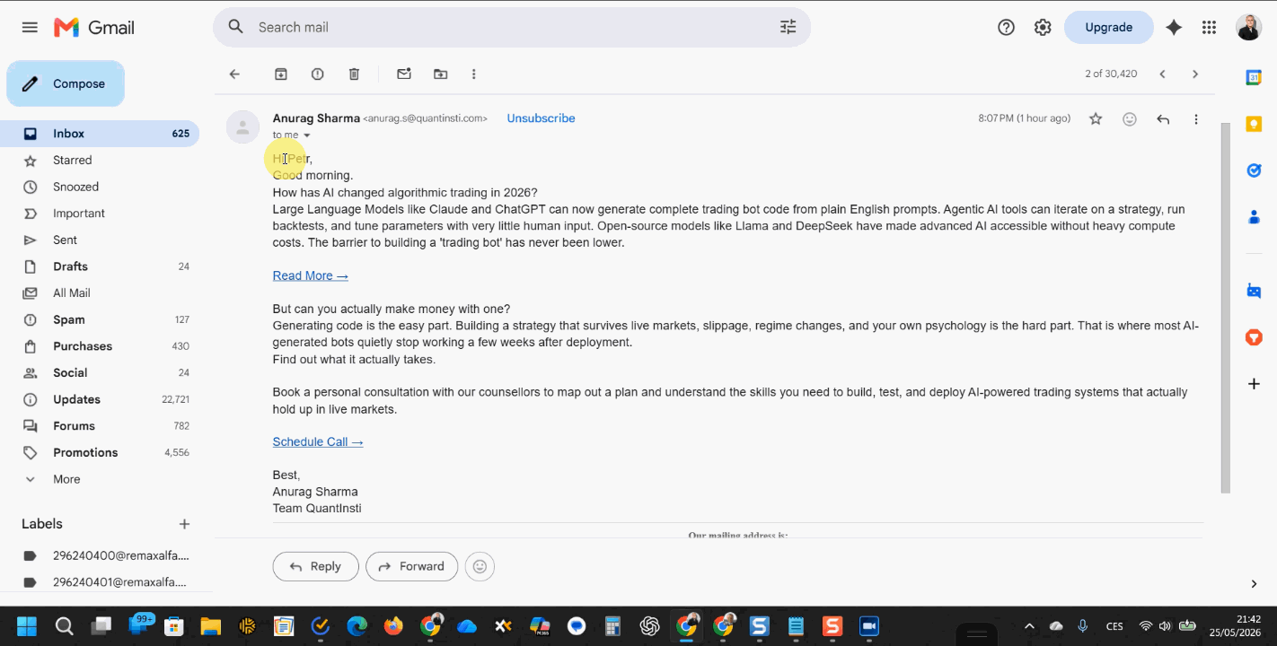 Uložení kontaktu v Gmailu pro synchronizaci s CRM systémem Business Booster